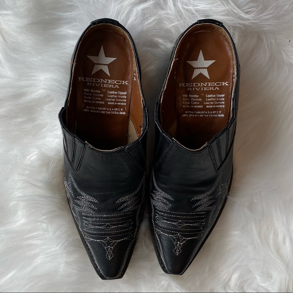 Redneck Riviera Austin Leather Mules